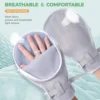 Lefeke Breathable Restraint Gloves Zip-Up Bed Restraints Mitts Dementia Patients Elderly Autistic Child Hand Protective Gloves 3