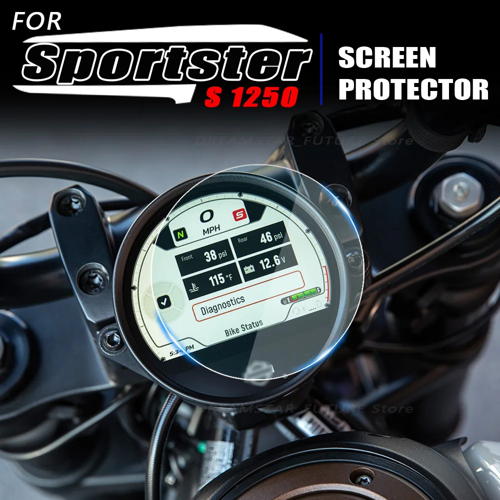 Per Harley Sportster S 1250 Rh1250 2021 Moto Cluster Scratch Protection Film Screen Scratch Protection Film Dashboard