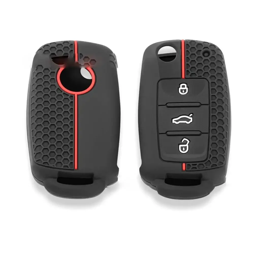 Key Case Cover Silicone Remote For Peugeot Citroen Models
