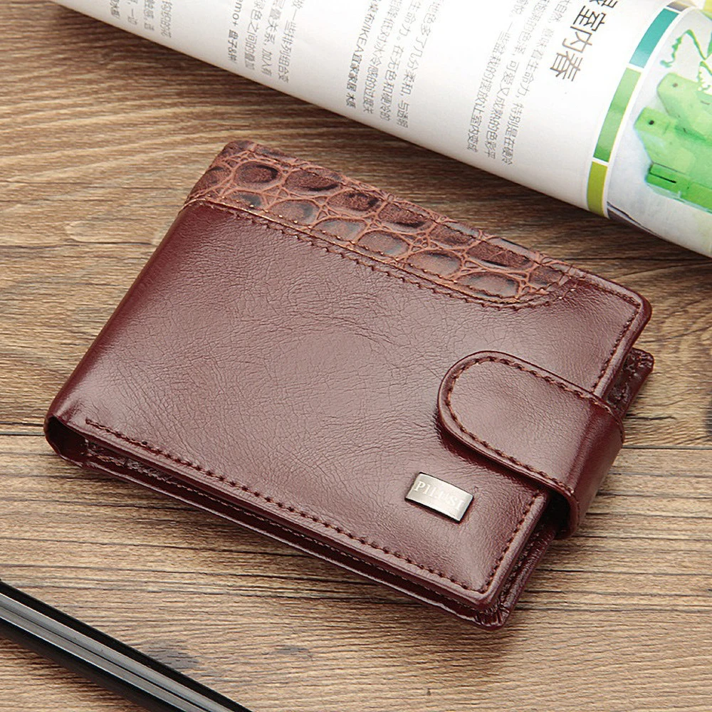 Baellerry Corporate Gift Wallet Front Pocket Optimized PU Leather Anti-Theft Multi-Organizer for Executives