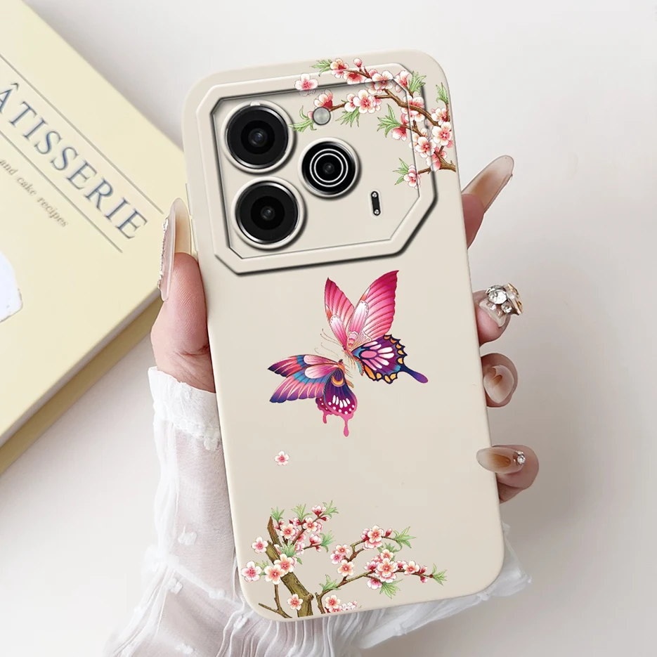 Cute Fashion Painted Soft TPU Phone Case - 6.78'' Cover with Bumper Protection