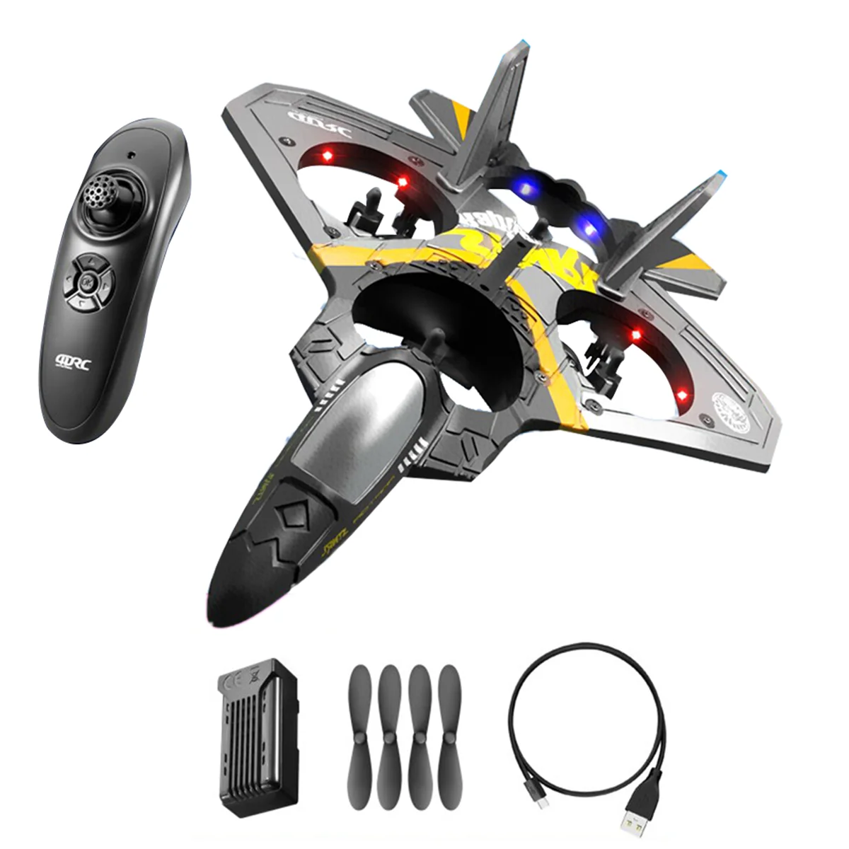 RC Remote Control Airplane 2.4G Remote Control Fighter Hobby Plane Glider Airplane EPP Foam Toys RC Drone Kids Gift-B&Y96A