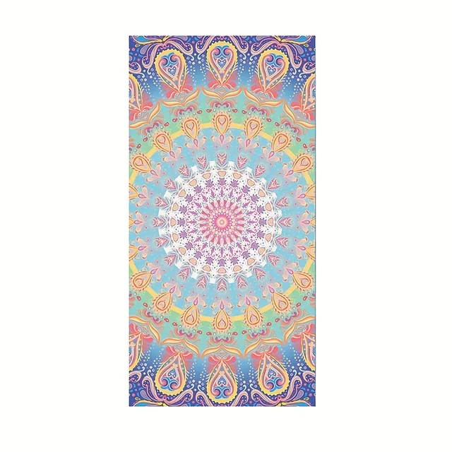 Quick-Dry Tropical Mandala Beach Towel | Soft, Absorbent & Lightweight | Fantasy Woven Towel for Travel & Poolside 6
