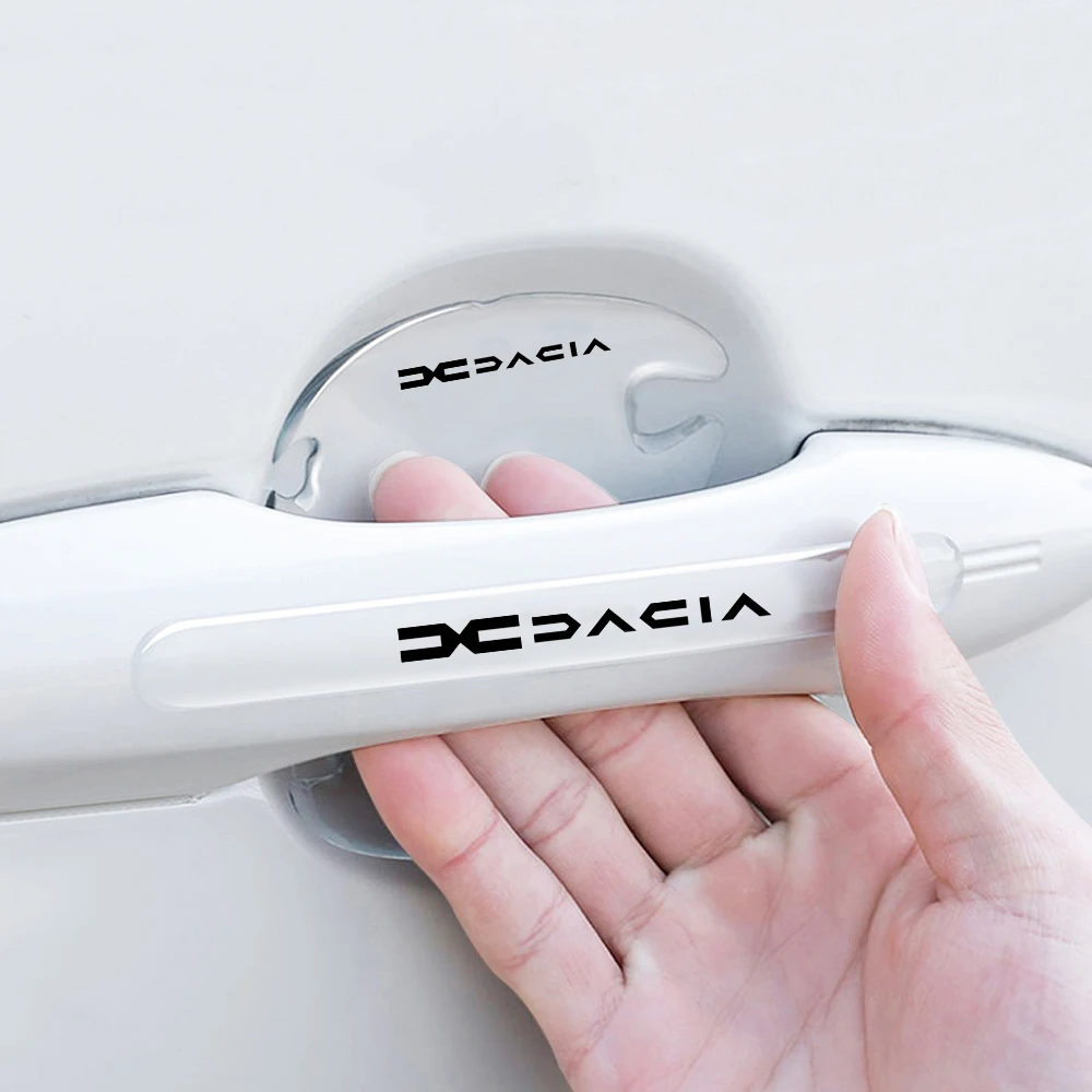 Autocollants Pour Poignée De Porte De Voiture, Pour Dacia Duster