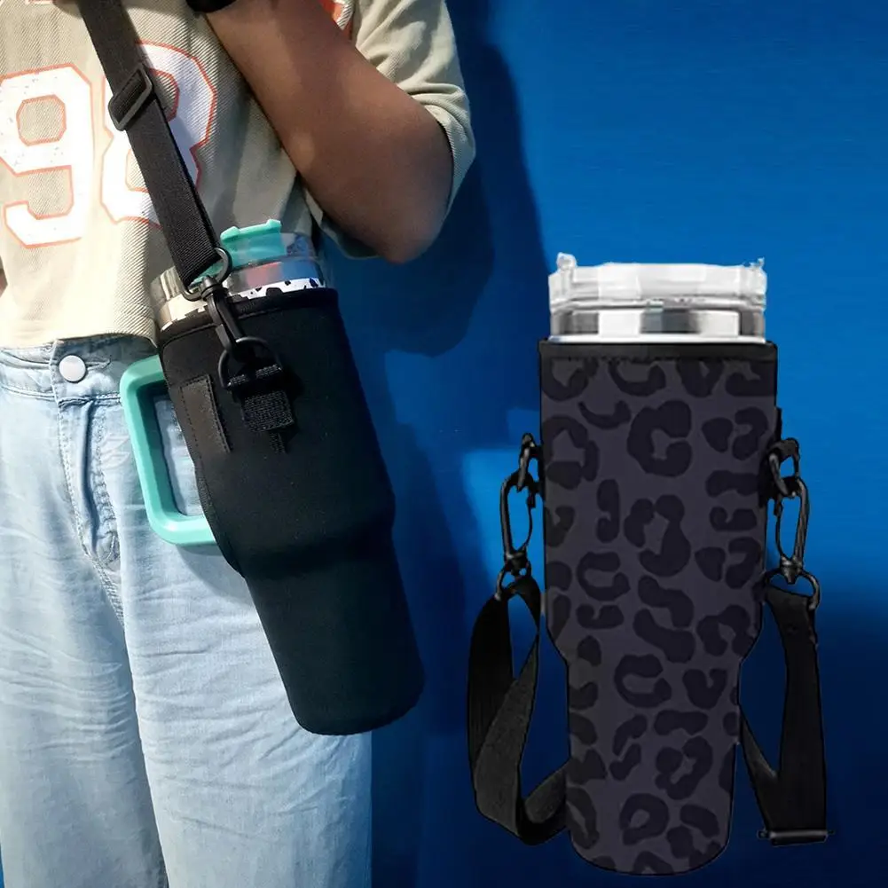 Xxerciz Water Bottle Carrier with Phone Pocket for Simple Modern