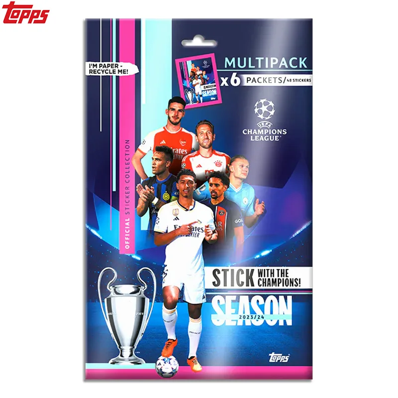 

Коллекция наклеек Лиги чемпионов Topps 23/24, стартовый набор, стандартная Бесплатная доставка
