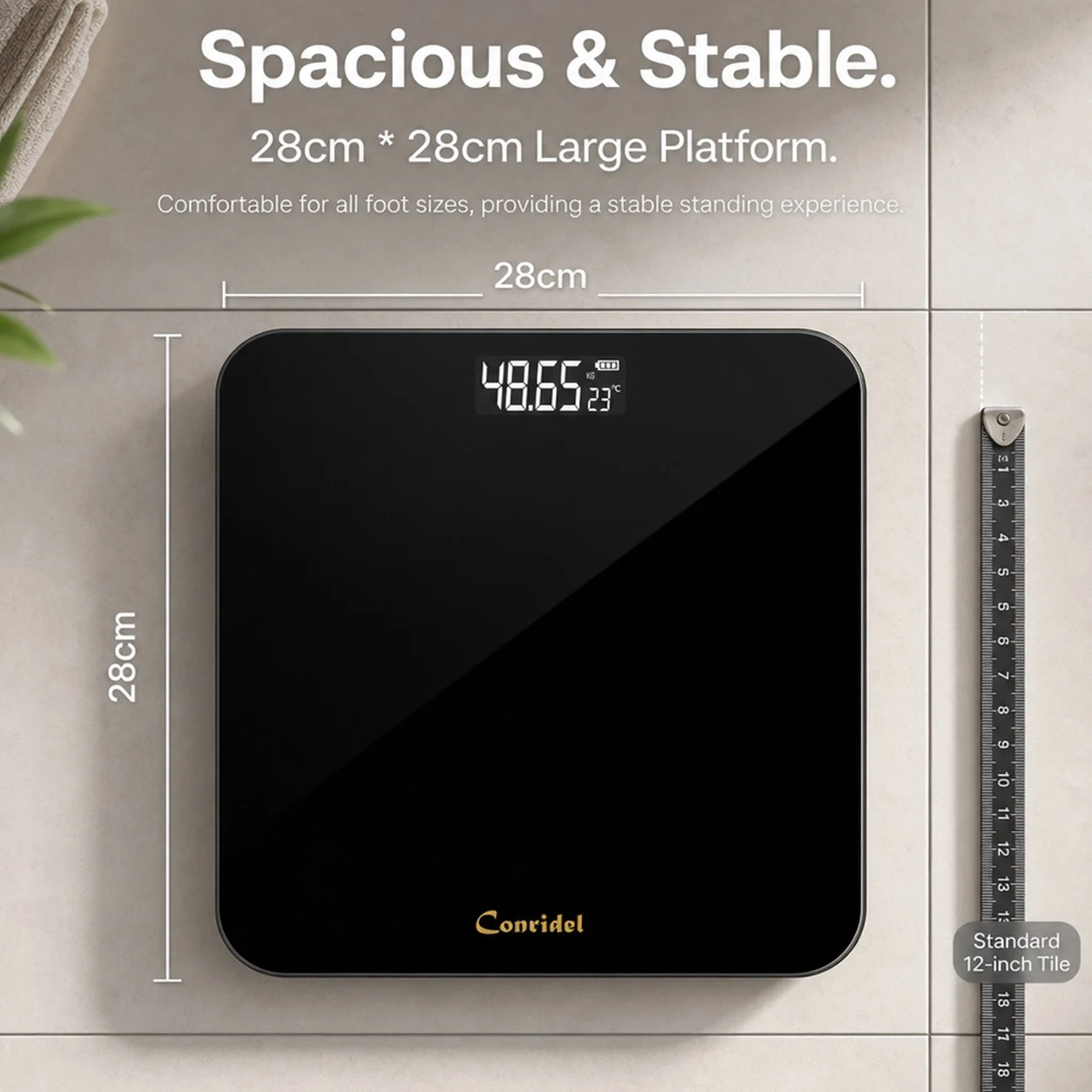 28CM MAX180kg Loss Weighing Device LED Display Weight USB Charging Precision Electronic Scale For Home Office Adult_voghion.com
