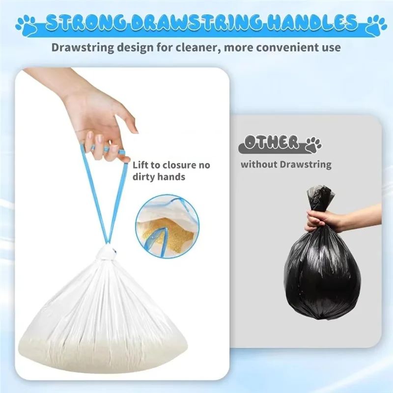 90 Count Cat Litter Bags Cat Litter Bags For Home Extra-Thick Cat Litter Box Liners 3