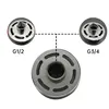 Round Steam Generator Head Steam Nozzle Head With Aroma Oil Pocket G1/2" G3/4" Stainless Steel Polished Diameter 7cm 3
