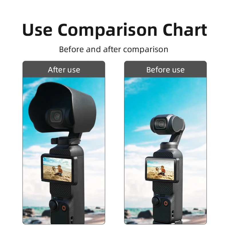 Pare-soleil DJI Osmo Pocket 3 Anti-éblouissement Protection Objectif