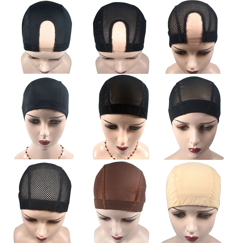 

Nylon Cap Hair Net for Weave Hair Stretchy Cap Making Wigs Free Size Fits Women Girls