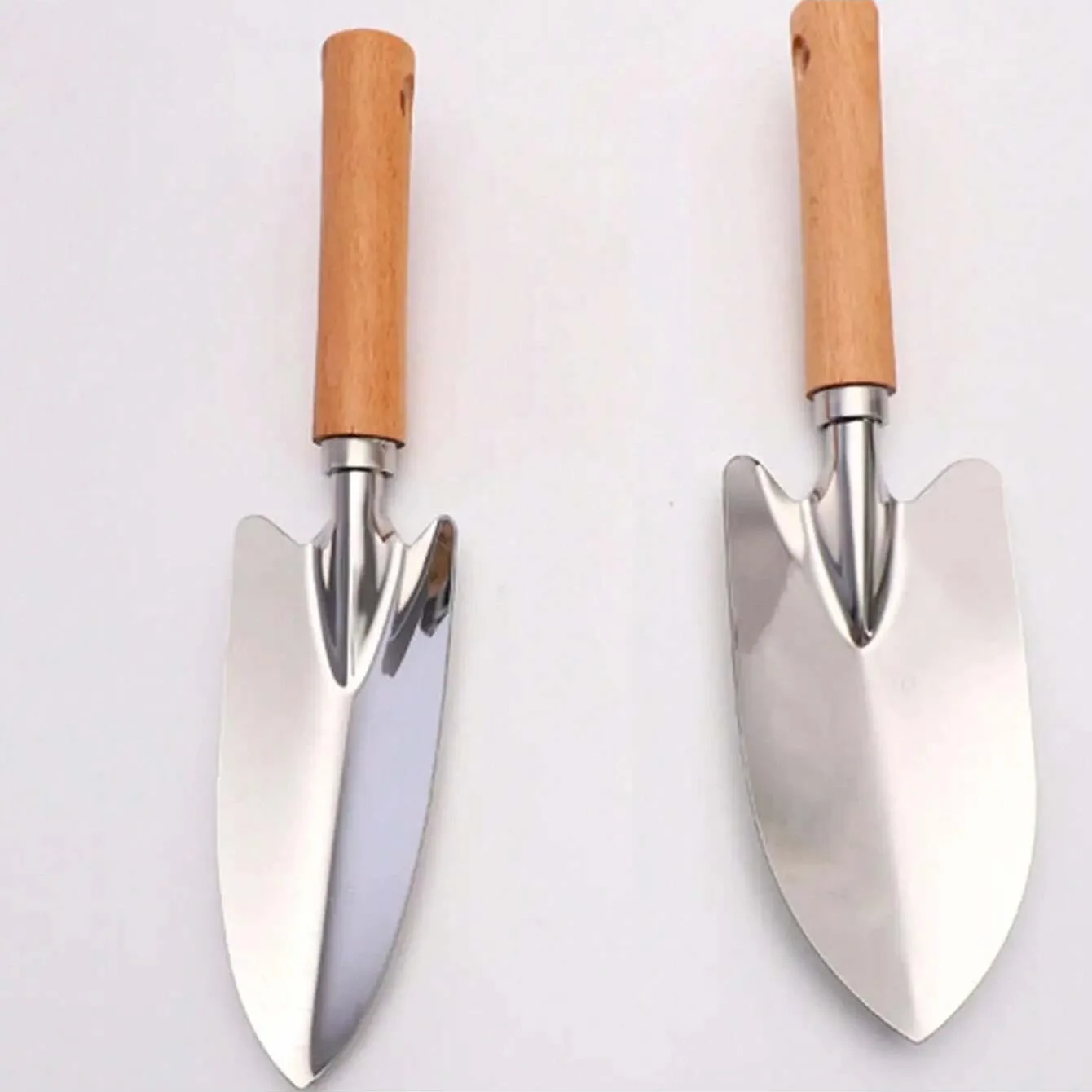 2pcs Gardening Tools Weeding Shovel Trowel and Rake Labor-saving Hand Shovels For Digging Transplanting Planting Weeding