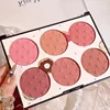 6-color blush palette, matte effect, natural long-lasting, high pigment, daily multi-color makeup set 1