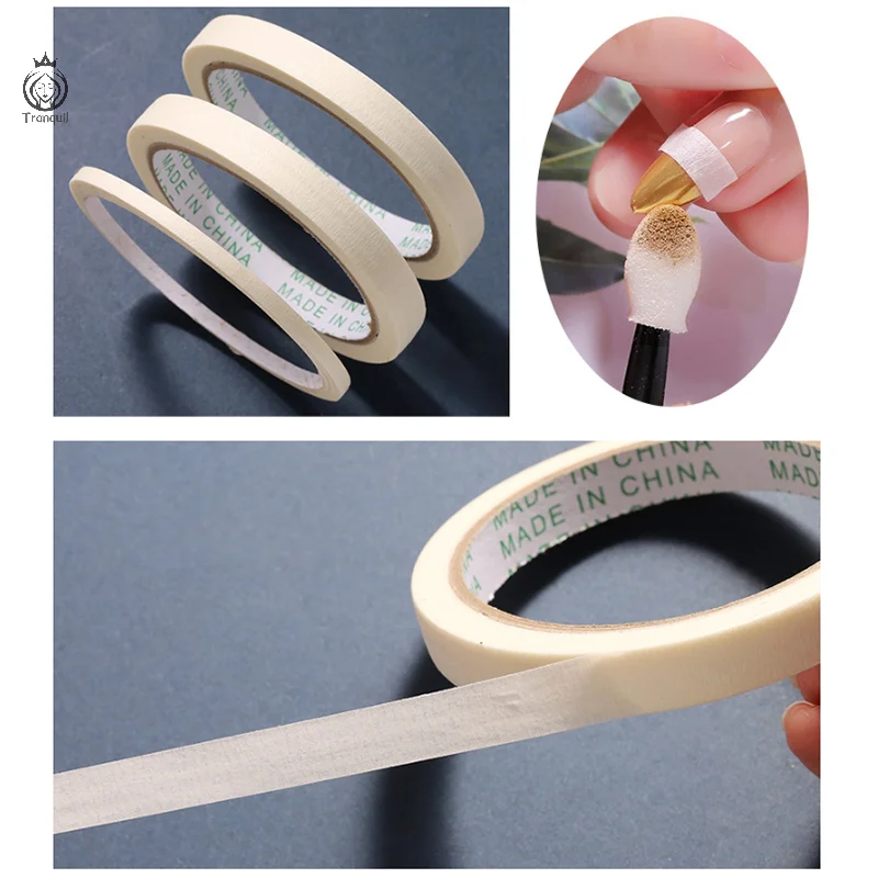 0.3/0.5/0.8/1/1.2cm French Nail Adhesive Tapes Line Nail Art Form Fringe Tip Guides Template Stickers Creative Stencil
