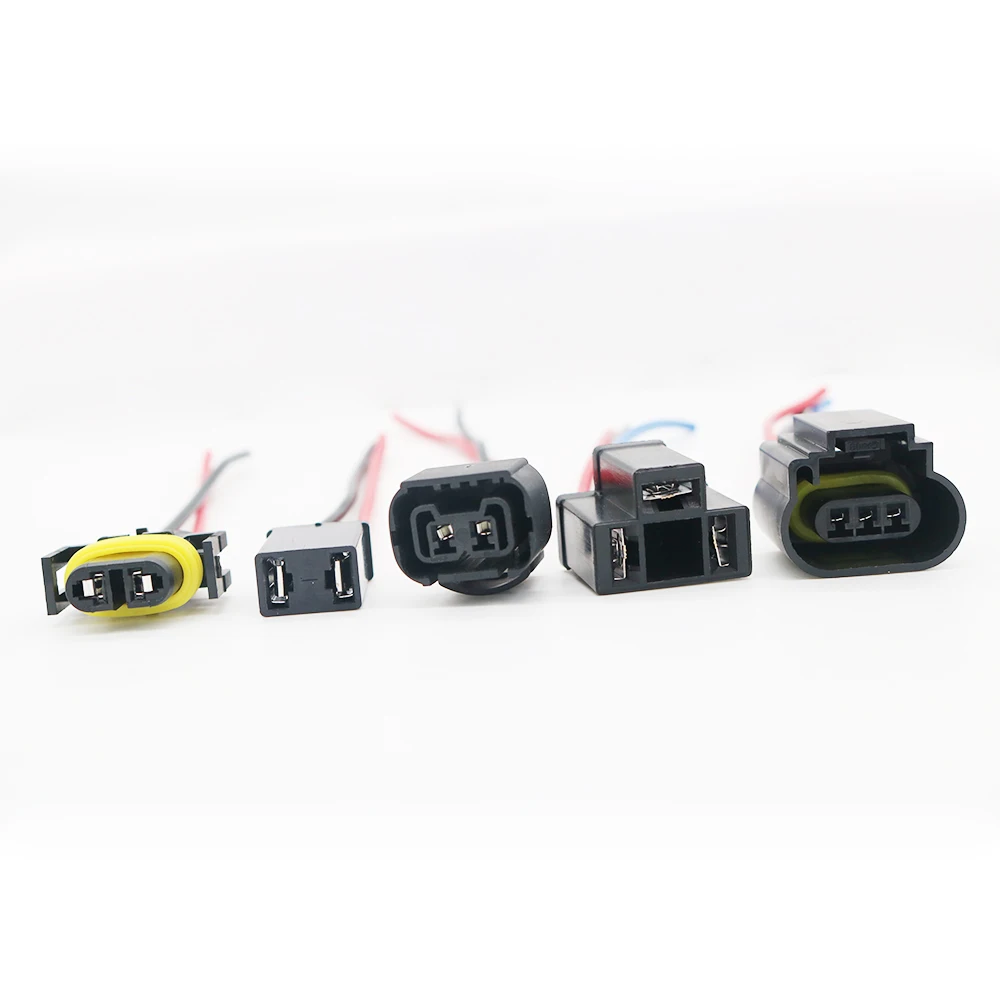 H4 H7 H11 H13 H16 5202 Female Adapter Sockets Pigtail Wiring Harness Connector Holder Plug 1Pcs for Headlight Fog Light Retrofit headlight holder,light holder,lamp holder,light bulb socket,socket connector plug adapter