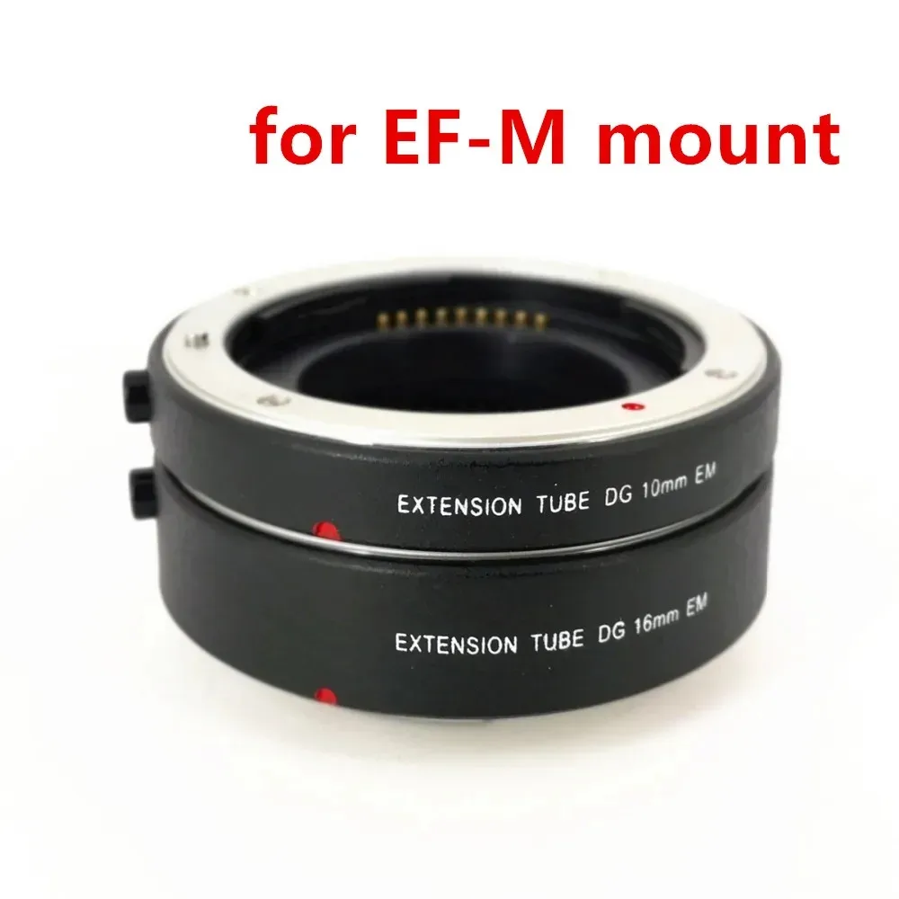 

Electronic AF Auto Focus Macro Extension Ring Tube Set for Canon EOS M M2 M3 M5 M6 M100 M10 M50 EOSM + EF-M Lens