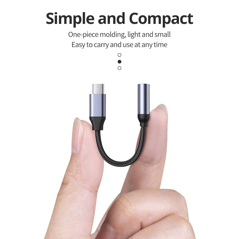 USB C to 3.5mm HiFi Audio Adapter Converter for Premium Sound Quality