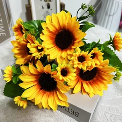 Vibrant Sunflower Silk Bouquet for Home Decor and Events (Sunflowers 2)