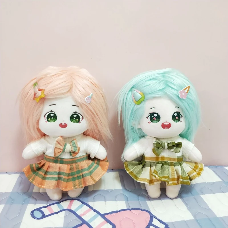Doll Accessories 20cm Plush Doll Outfit Clothes Stuffed Toy Baby Doll's Accessories for Korea Kpop EXO Idol Dolls Super Star Figure Dolls