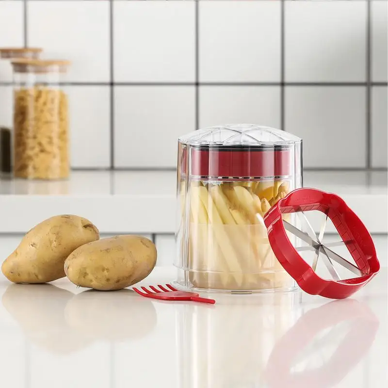 Potato Cutter For French Fries Efficient Vegetable Grid Slicer Home Use Potato Slicer French Fry Cutter Manual Hand Press For