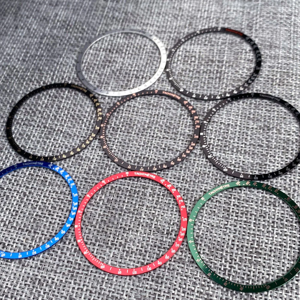 Aluminum Watch Bezel Insert for Men's Chronograph - SPEED MASTER Style