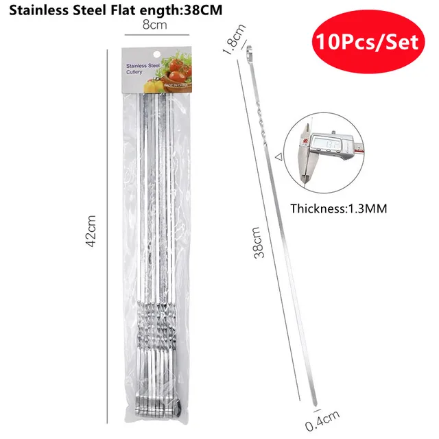 38CM 10PCS Flat