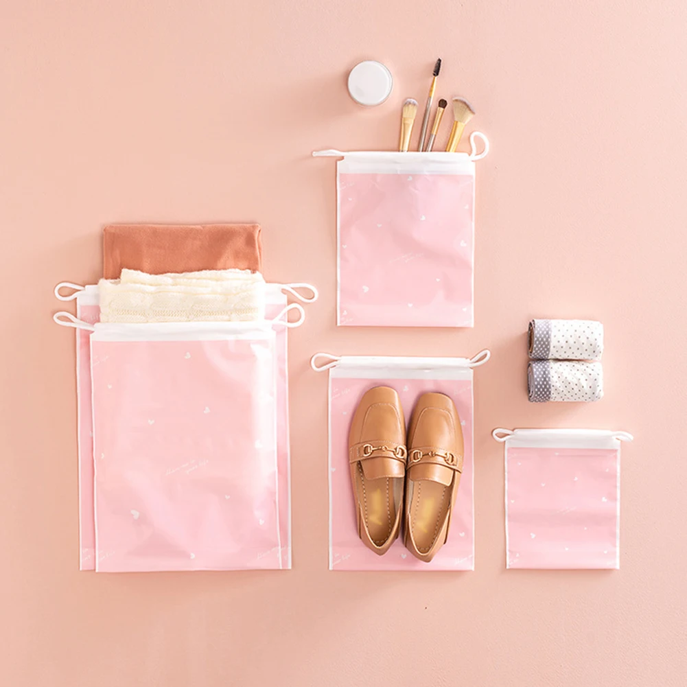 

Portable Drawstring Bags Shoe Organizer Travel Clothes Packing Bags Underwear Clothes Organizer Storage Bags Travel Supplies