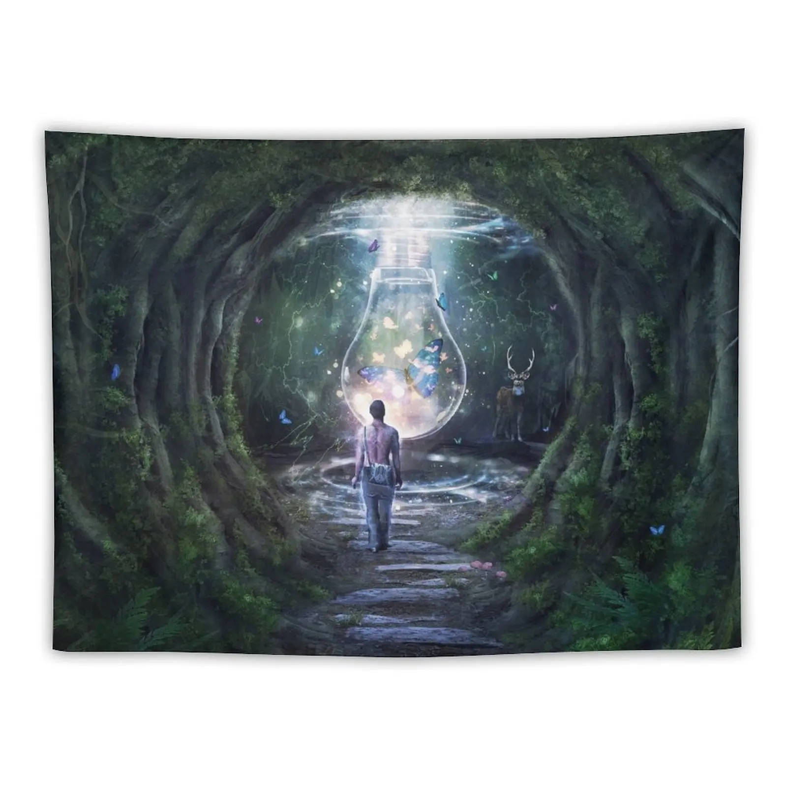 

Stay For A Moment Tapestry Room Decorator On The Wall Tapestry