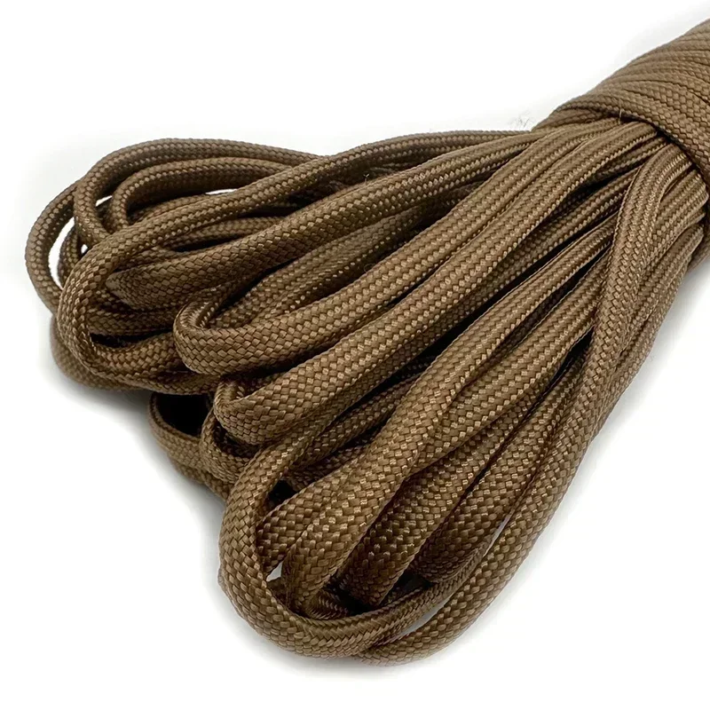 550 Paracord Outdoor Camping 5 15 30 M Dia.4mm For Survival Lanyard Parachute Rope Hiking Tent Accessories 7 Cores Cord 4 Size