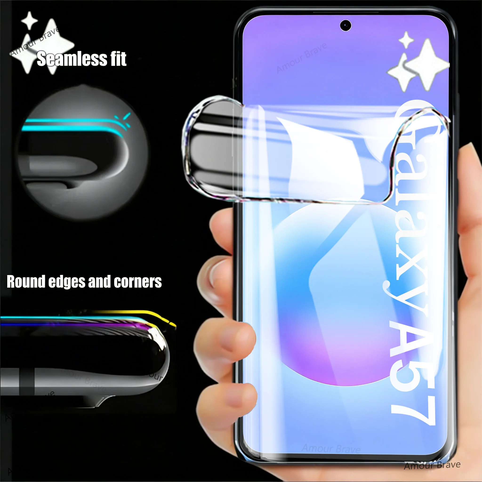 Premium 4PCS Hydrogel Screen Protector Film Set
