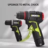 WORX WU130X Cordless Electric Drill 12V 40Nm Brushless Motor for Home Improvement Carpentry Metalworking 3