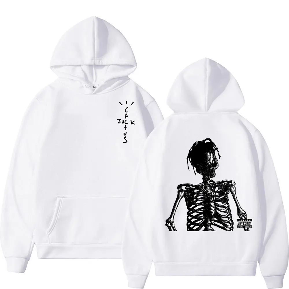 

Rapper Cactus Jack Graphic Hoodie Men's Women's Hip Hop Vintage Oversized Fleece Sweatshirts High Street Fashion Trend Pullovers