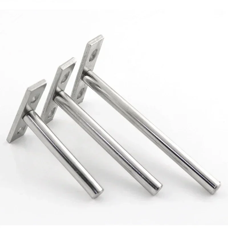 10PCS 3 4 5 접는 선반 지원 브래킷 숨겨진 부동 벽 선반 지원 브래킷 헤비 듀티 브래킷