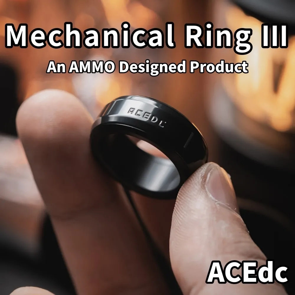 ACEdc 기계식 링 Ⅲ AMMO 디자인 링 스피너 성인용 피젯 장난감 스트레..