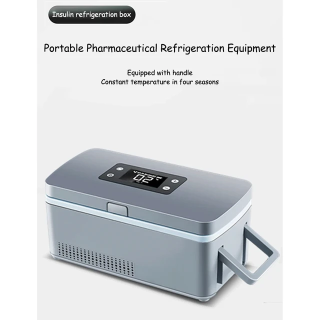 Caja de refrigeración de insulina pequeña para coche y hogar, refrigerador  portátil recargable, Mini nevera para medicamentos, pluma de inyección de  Auxin, gota de ojos - AliExpress