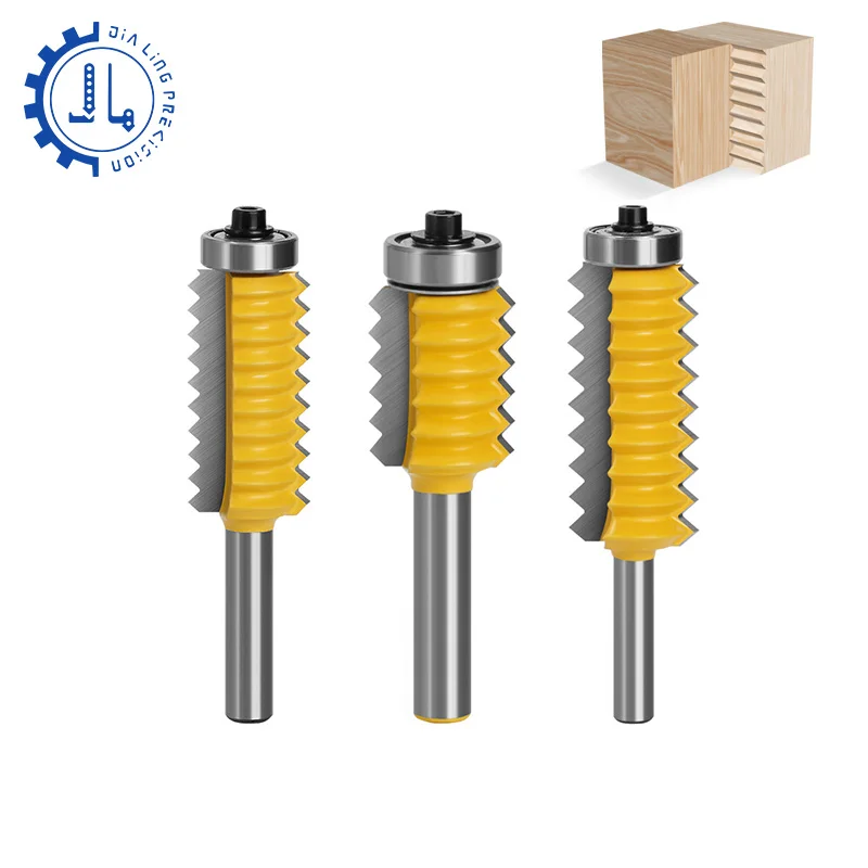 Finger Joint Router Bits for Wood Tenon cutters Woodworking 8mm for CNC
