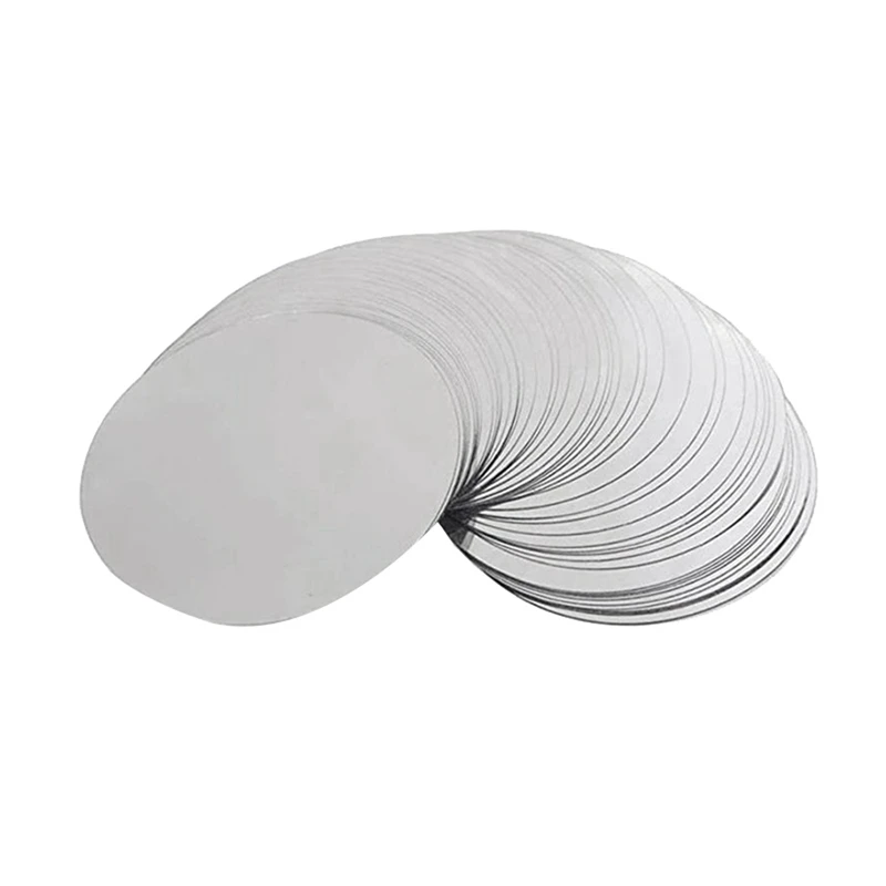 

600 Pcs 3 Inch Silver Wine Pourer Discs Drip-Proof Drip Pouring Pour Spout Pour Wine Thin Slice