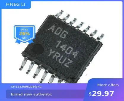 

Free shipping ADG1404YRUZ TSSOP14 ADG1404YRU ADG1404