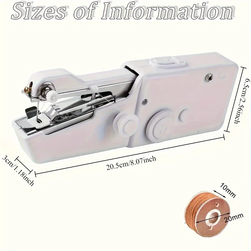 Hand-held sewing machine cloth clothes portable fast sewing tool sewing clothes cloth shoes all kinds of cloth