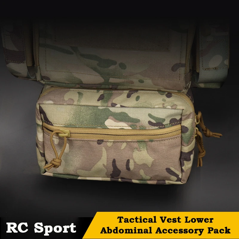 Tactical Vest Dangler Drop Pouch Mini Abdominal Dump Drop Pouch Fanny