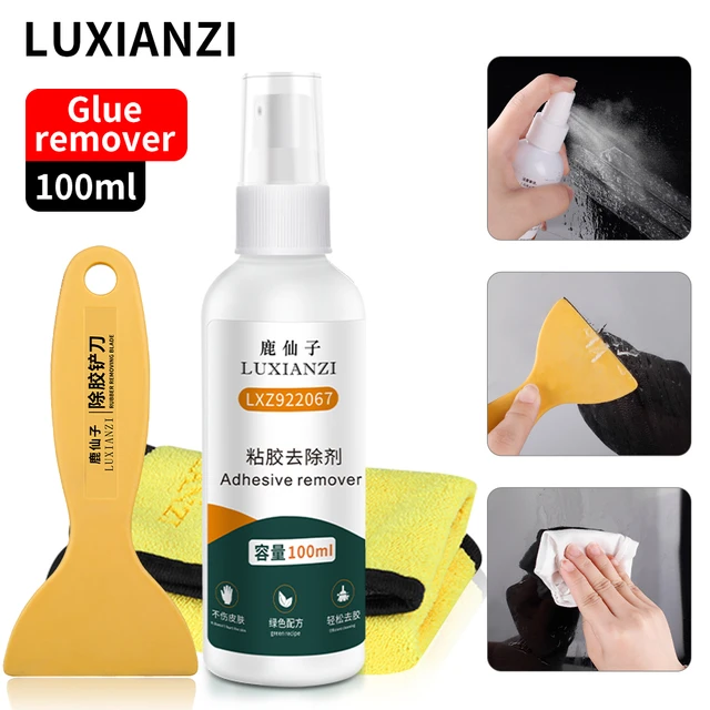 LUXIANIZI Super Glue Remover Debonder Household Acetone Cleaner For  Glass/wood board Glue Dissolving 100ml Degumming