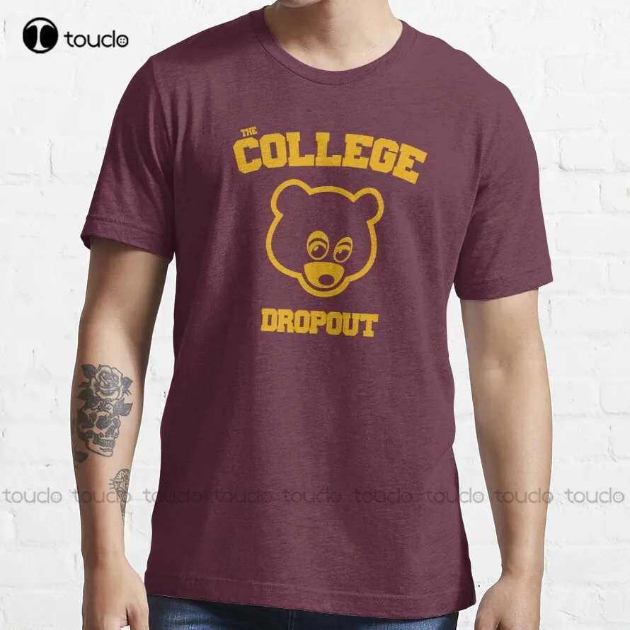 

The College Dropout T-Shirt Red Shirt Custom Aldult Teen Unisex Digital Printing Tee Shirt Fashion Funny New Xs-5Xl