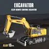 1/18 RC Truck Spray 12/13/15CH Simulation Alloy Excavator Sound Lighting 680 Degree Rotation Car Kids Toys Boys Birthday Gifts 4
