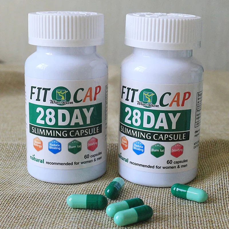 

2 Bottles Of 28days Slimming Capsule Natural Herbal Maximum Slimming Capsule Improve Metabolism Health Food