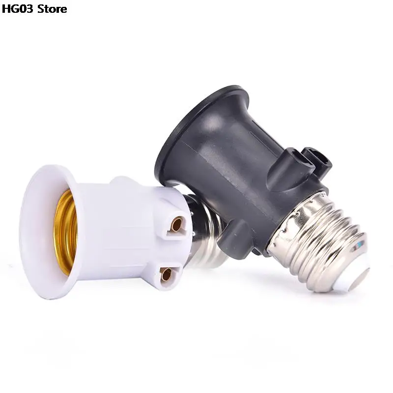 Lamp Bulb Holder Lamp Holder Lamp Base Socket Converter 1 PC PBT Fireproof E27 Bulb Adapter