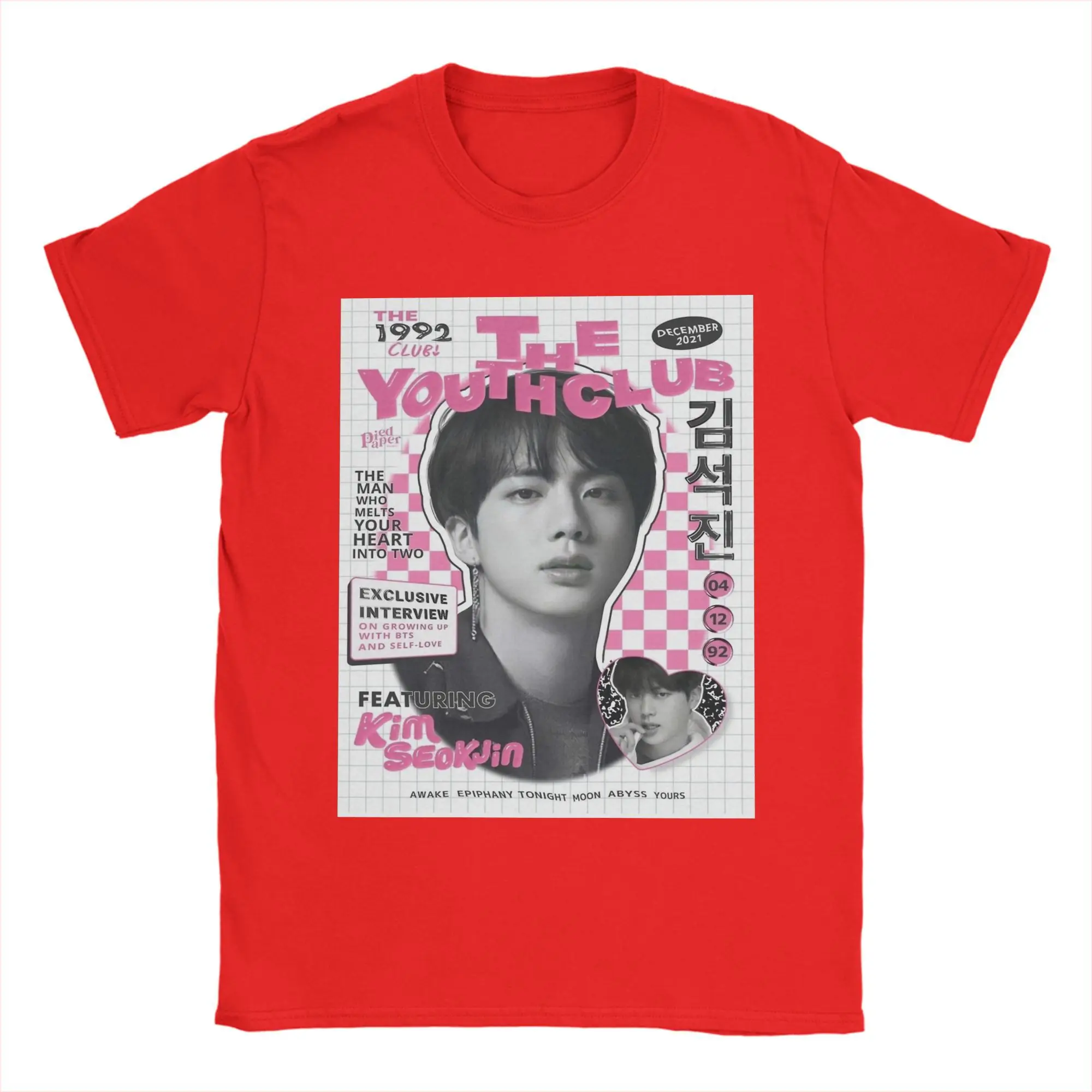 Men Women Printed Jin Run seokjin EP Tour 2025 concert kpop