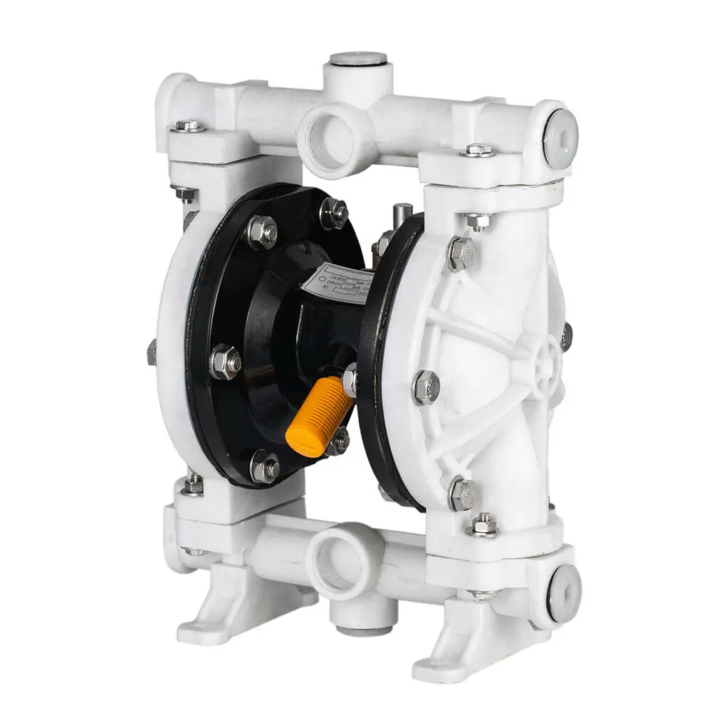 

13GPM Air Operated Double Diaphragm Pump Pneumatic Pump For Chemical Industrial Water Treatment + 1/2" Inlet/Outlet Size