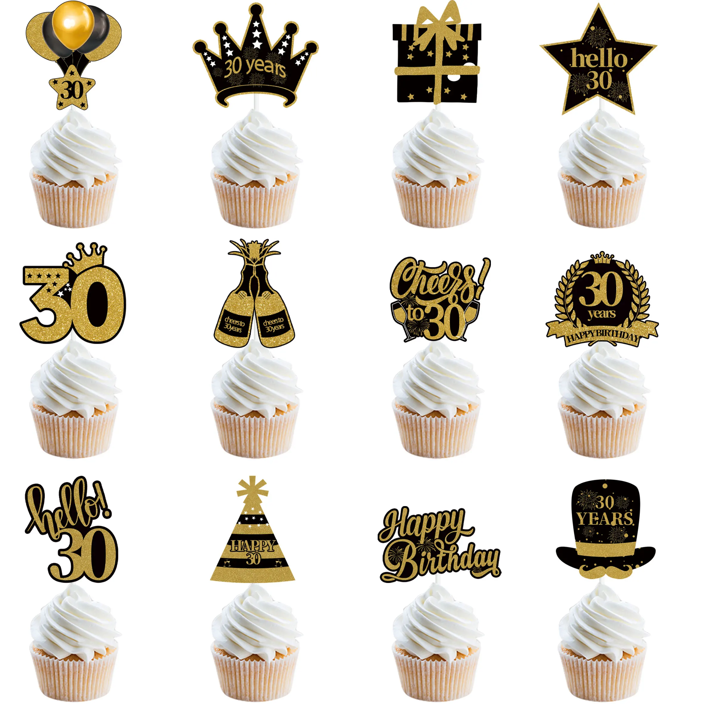 Milestone Birthday Cake Toppers 2