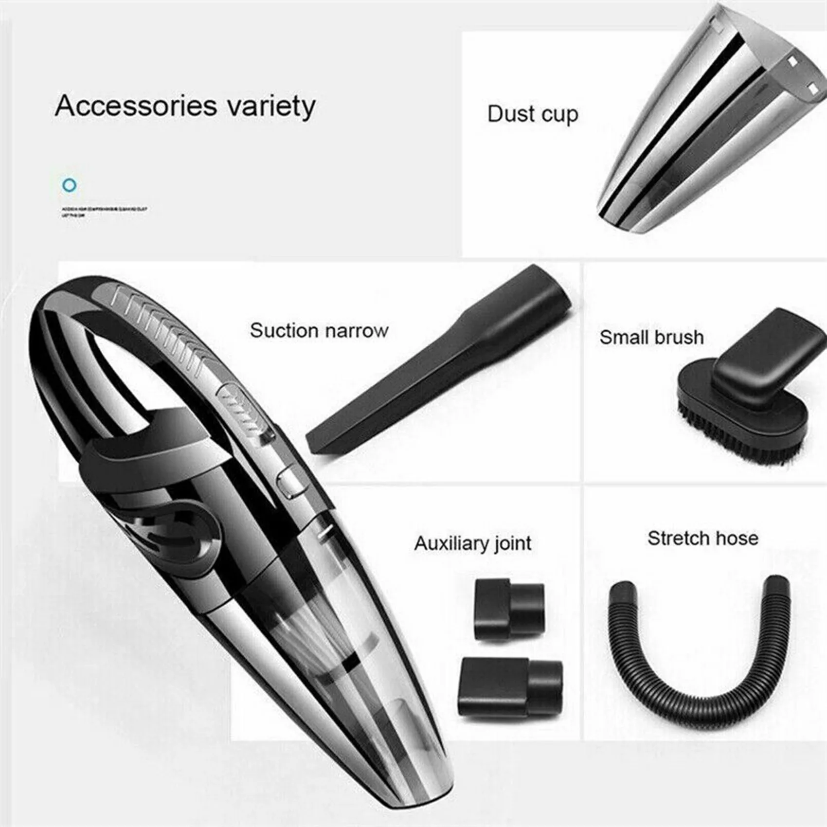 Wireless Vacuum Cleaner for Vacuum Cleaner Wireless Car Handheld Cleaners Power Suction Black
