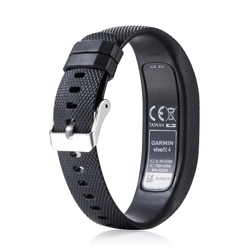 Garmin Vivofit 4용 실리콘 손목밴드 Garmin Vivofit 4용 스마트워치 활동 피트니스 시계 스트랩 팔찌 액세서리 Garmin4